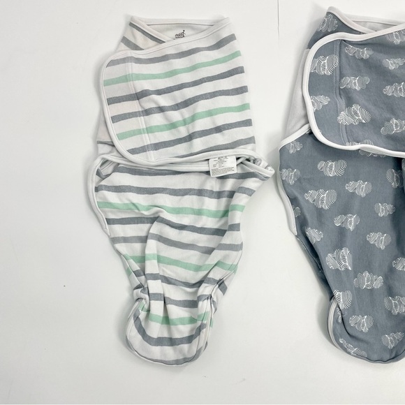Aden + Anais Gender Neutral Swaddle‎ Bundle (2) Soft easy baby sleep blanket 0-3 - Picture 7 of 15